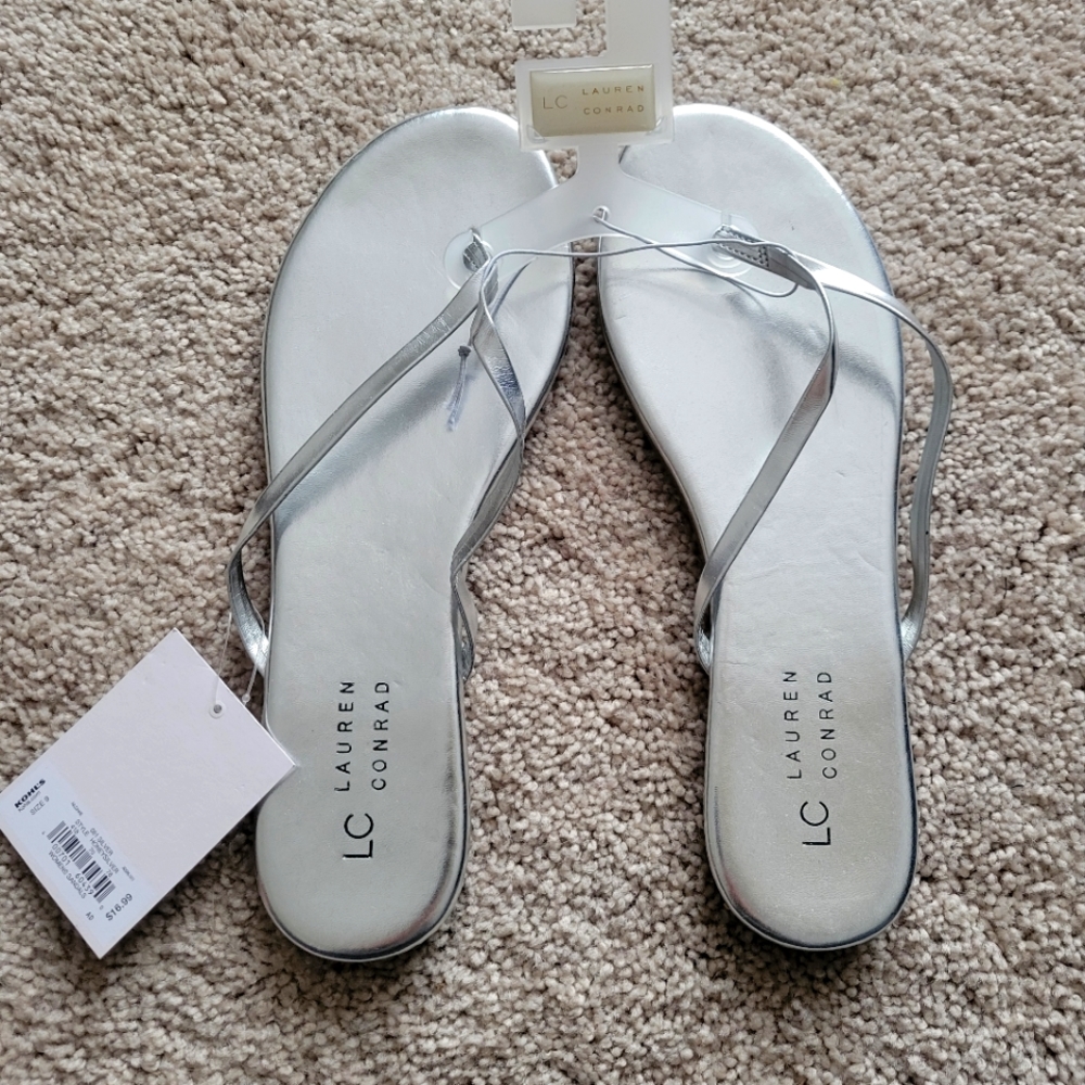 Silver Lauren Conrad Sandals